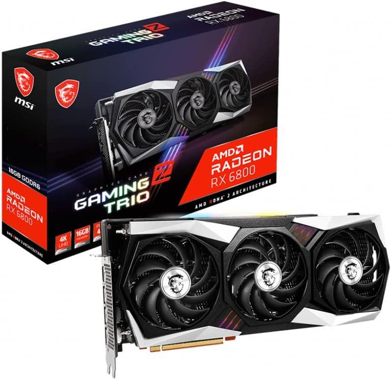 MSI RX 6800 Gaming Z Trio 16G 256 Bit GDDR6 16 GB Ekran Kartı Teşhir
