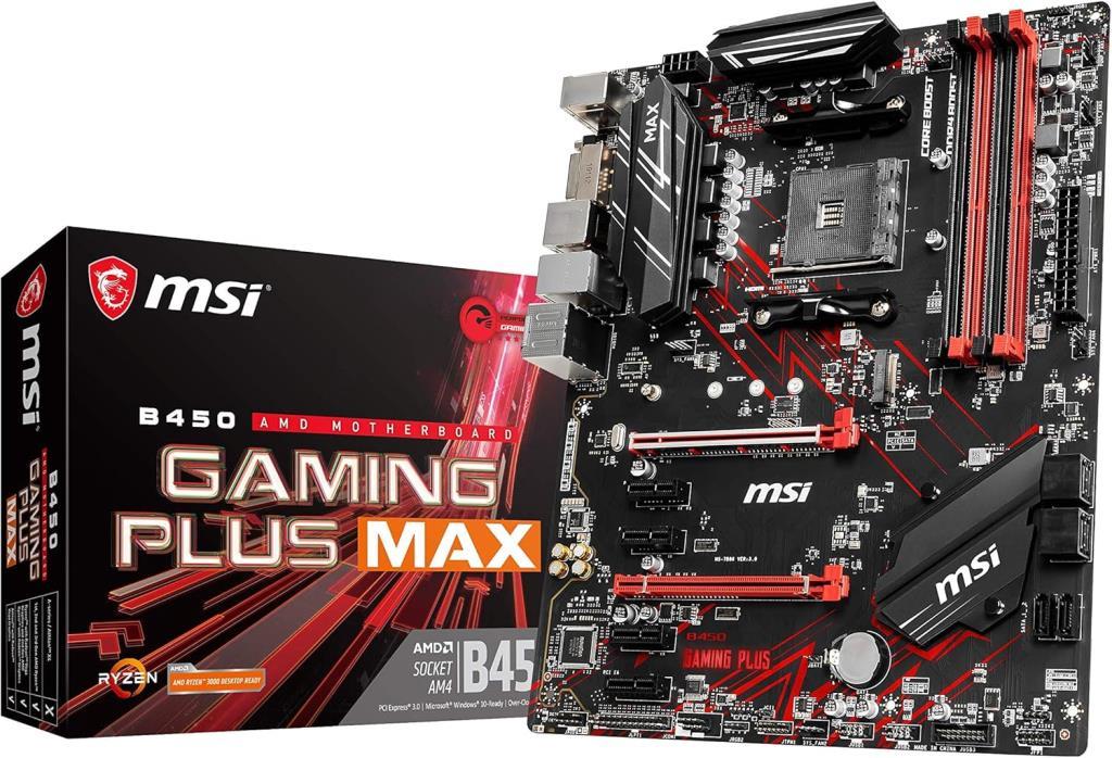 MSI B450 Gaming Plus Max AMD AM4 DDR4 ATX Anakart Outlet