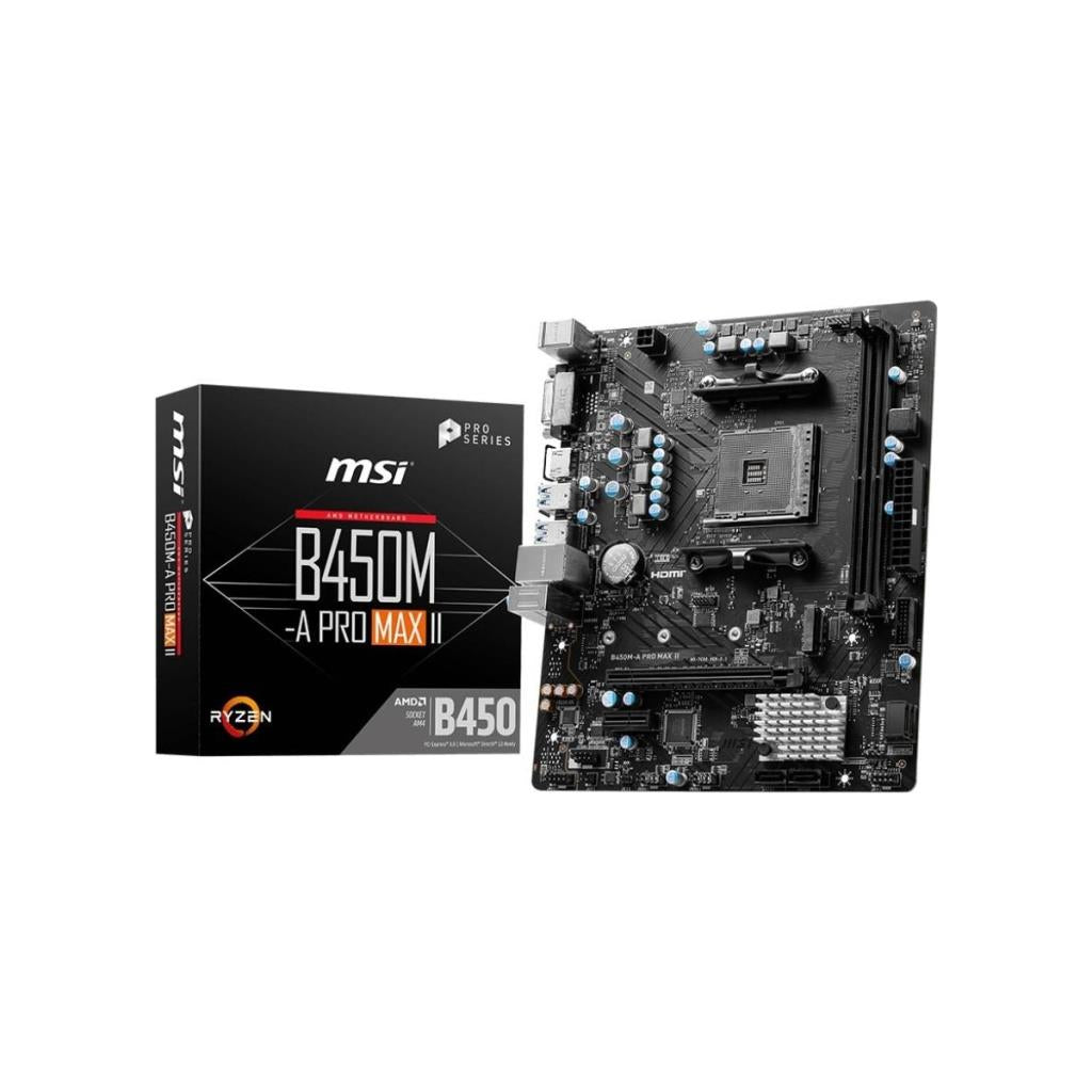 MSI B450M-A Pro Max II AMD B450 4133 MHz (OC) DDR4 Soket AM4 mATX Anakart