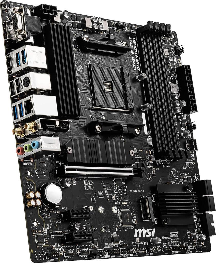 MSI B550M PRO-VDH Wi-Fi AMD AM4 DDR4 Micro ATX Anakart Teşhir