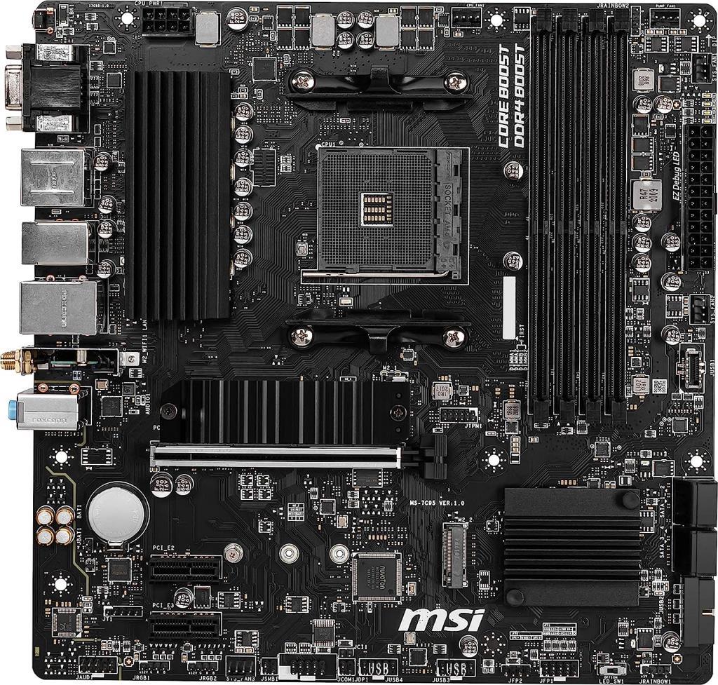MSI B550M PRO-VDH Wi-Fi AMD AM4 DDR4 Micro ATX Anakart Teşhir