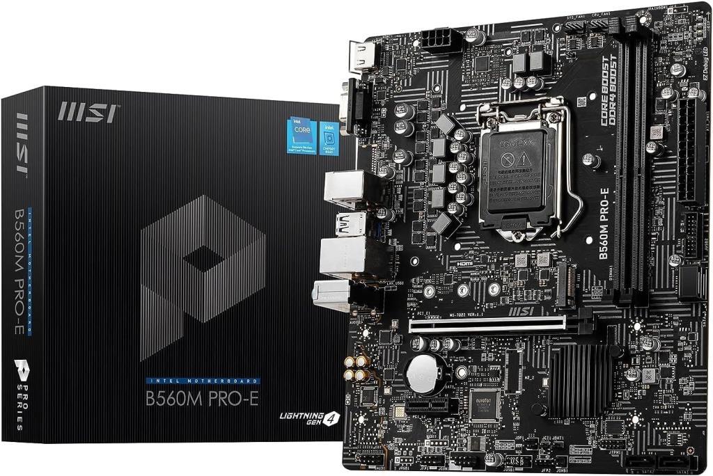 MSI B560M PRO-E Intel LGA1200 DDR4 mATX Anakart - OUTLET