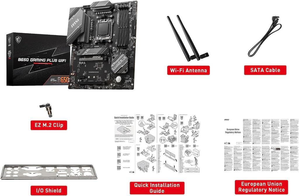 لوحة أم MSI B650 Gaming Plus Wi-Fi AMD AM5 DDR5 ATX - منفذ بيع