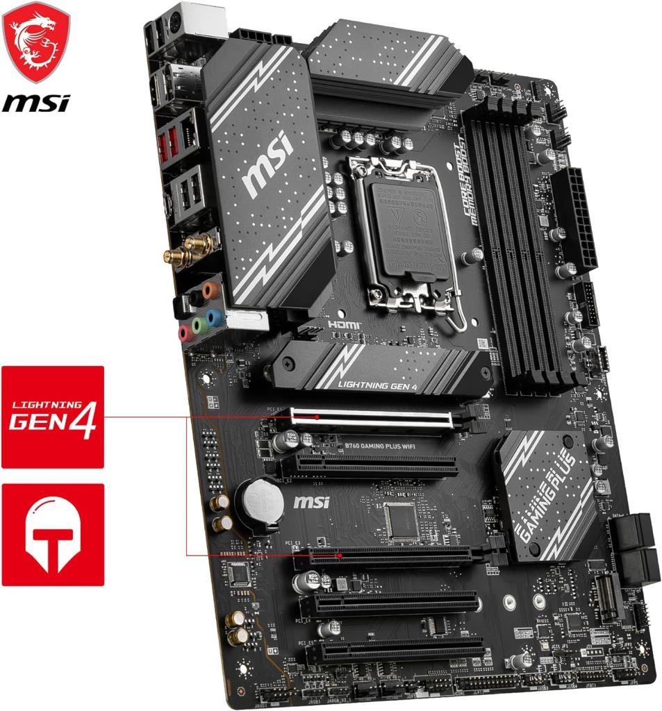MSI B760 Gaming Plus Wi-Fi Intel LGA1700 DDR5 Micro ATX Anakart - TEŞHİR