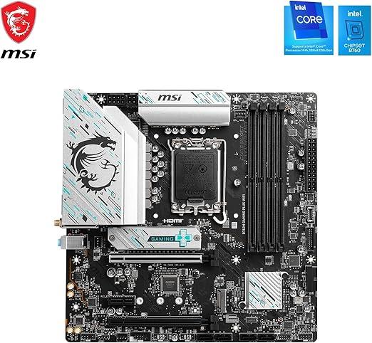MSI B760M Gaming Plus Wi-Fi Intel LGA1700 DDR5 Micro ATX Anakart - OUTLET