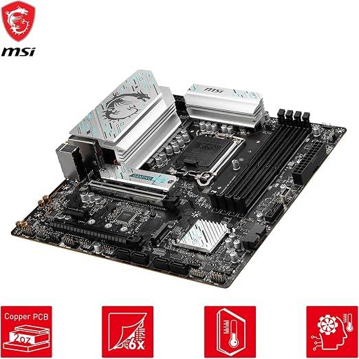 MSI B760M Gaming Plus Wi-Fi Intel LGA1700 DDR5 Micro ATX Anakart - OUTLET