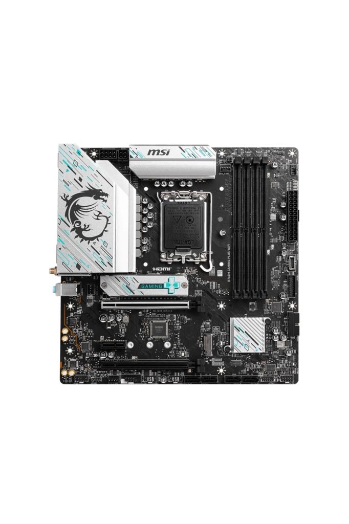 MSI B760M Gaming Plus Wi-Fi Intel LGA1700 DDR5 Micro ATX Anakart Teşhir