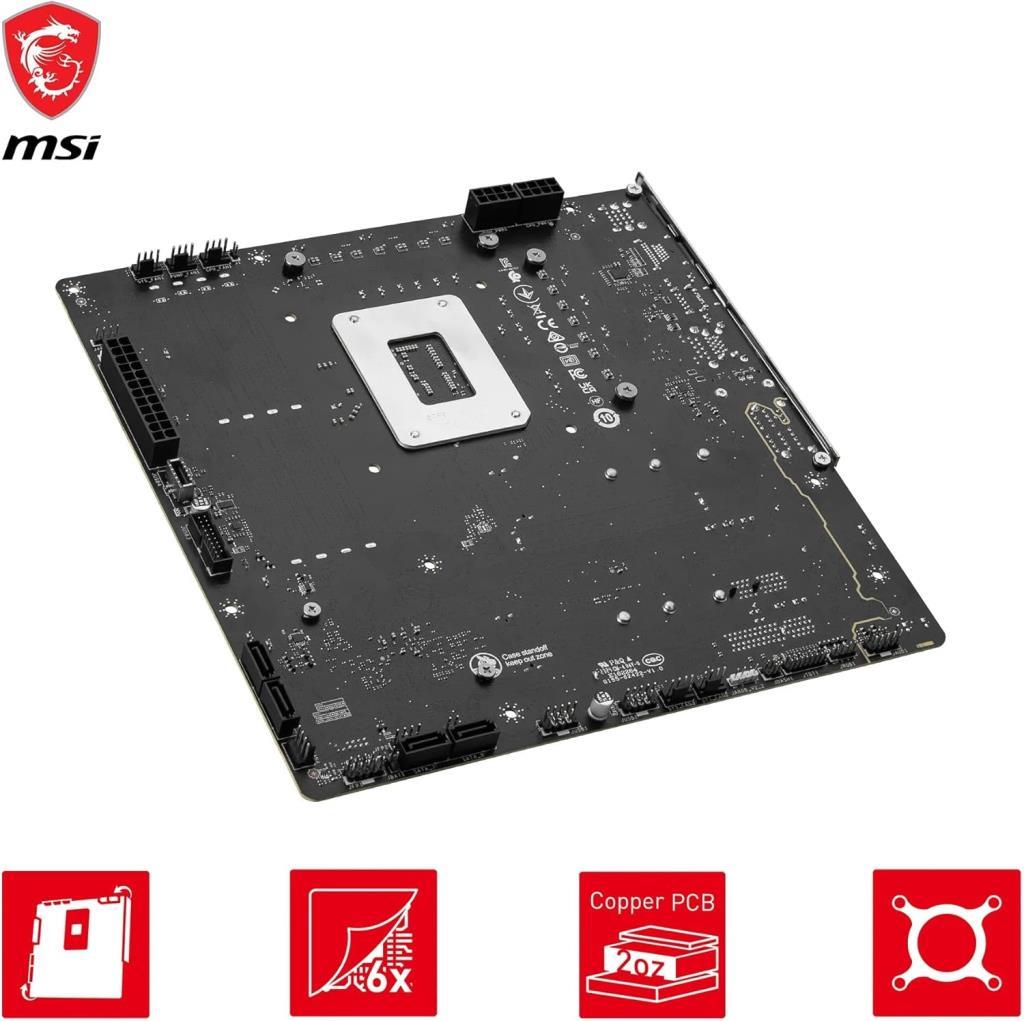 MSI B760M Project Zero Wi-Fi Intel LGA1700 DDR5 Micro ATX Anakart / TEŞHİR
