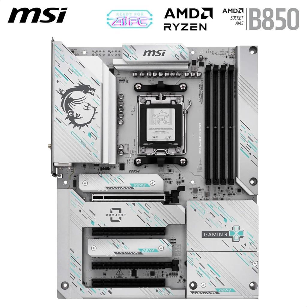 MSI B850 Gaming Plus Wi-Fi AMD AM5 DDR5 ATX Anakart