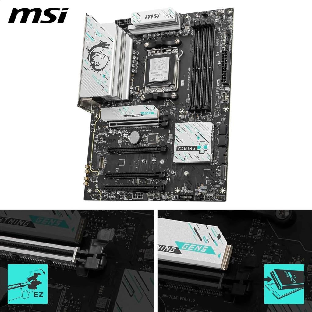 MSI B850 Gaming Plus Wi-Fi AMD AM5 DDR5 ATX Anakart - TEŞHİR