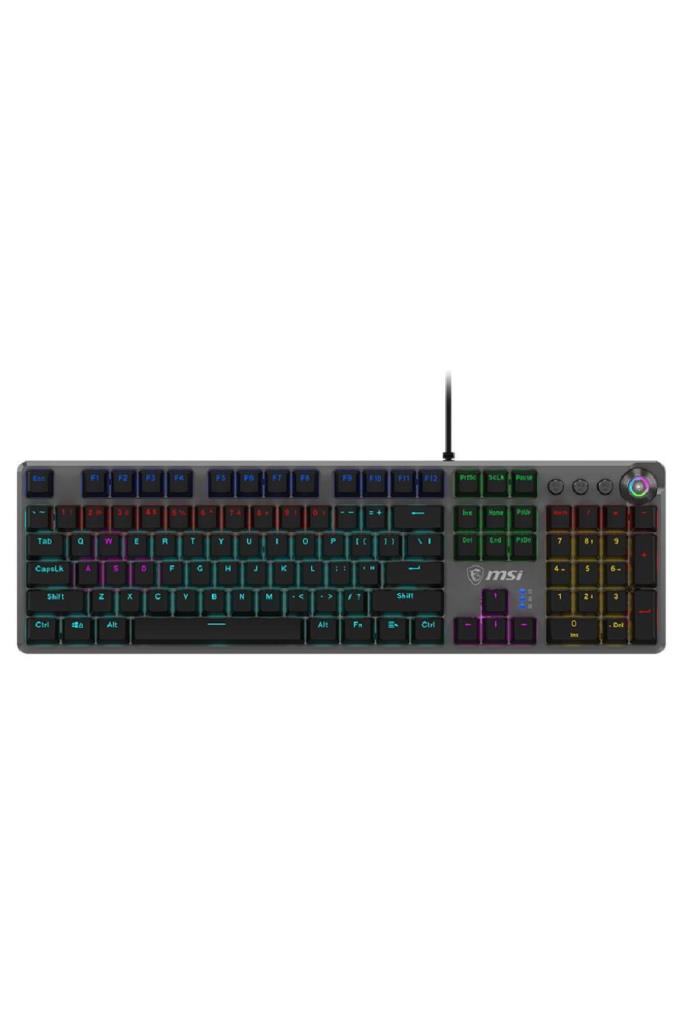 MSI Forge GK310 RGB Red Switch Kablolu Mekanik Oyuncu Klavyesi Outlet