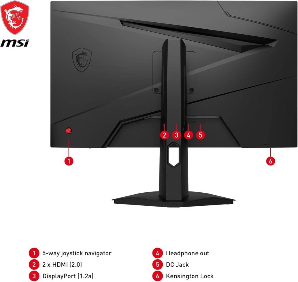 MSI G244F E2 23.8" 1 ms Full HD IPS 180 Hz Oyuncu Monitörü Outlet