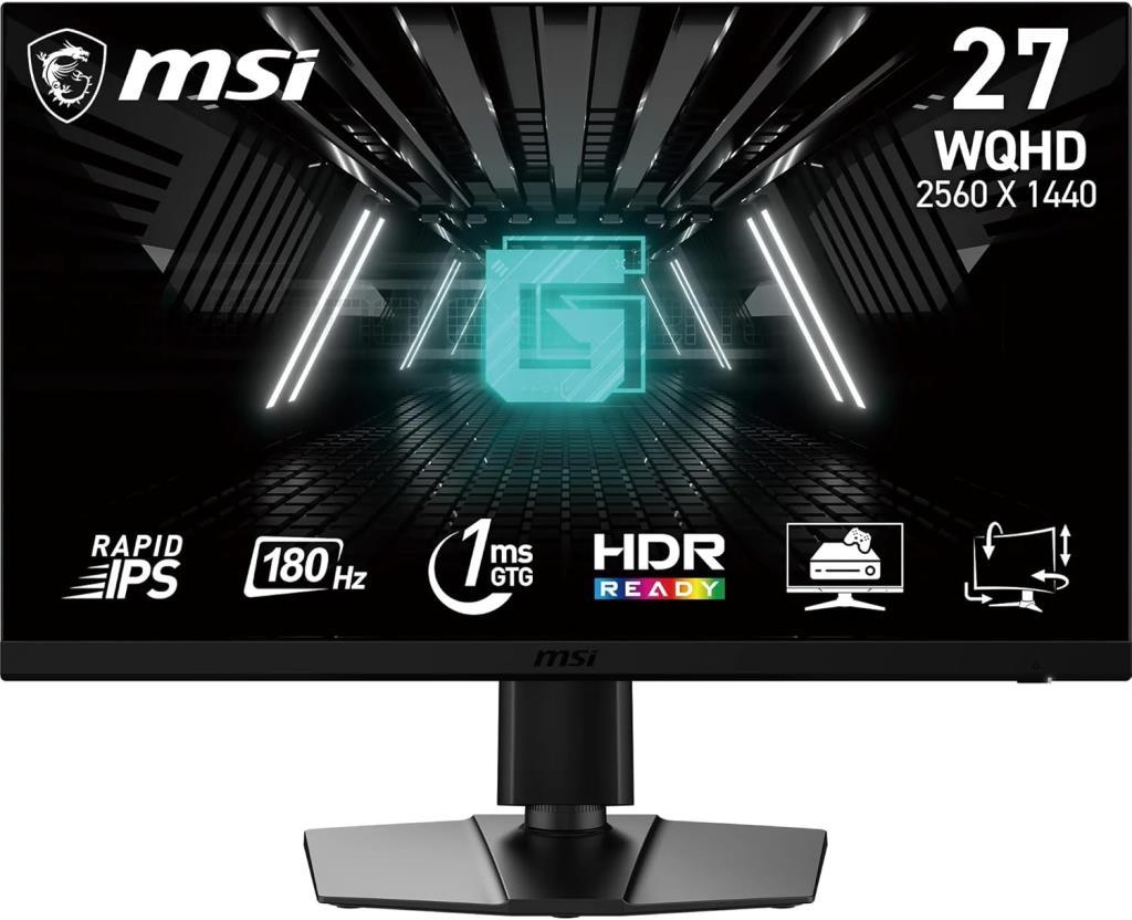 MSI G272QPF E2 27" 1 ms 2K Pivot IPS 180 Hz Oyuncu Monitörü Outlet