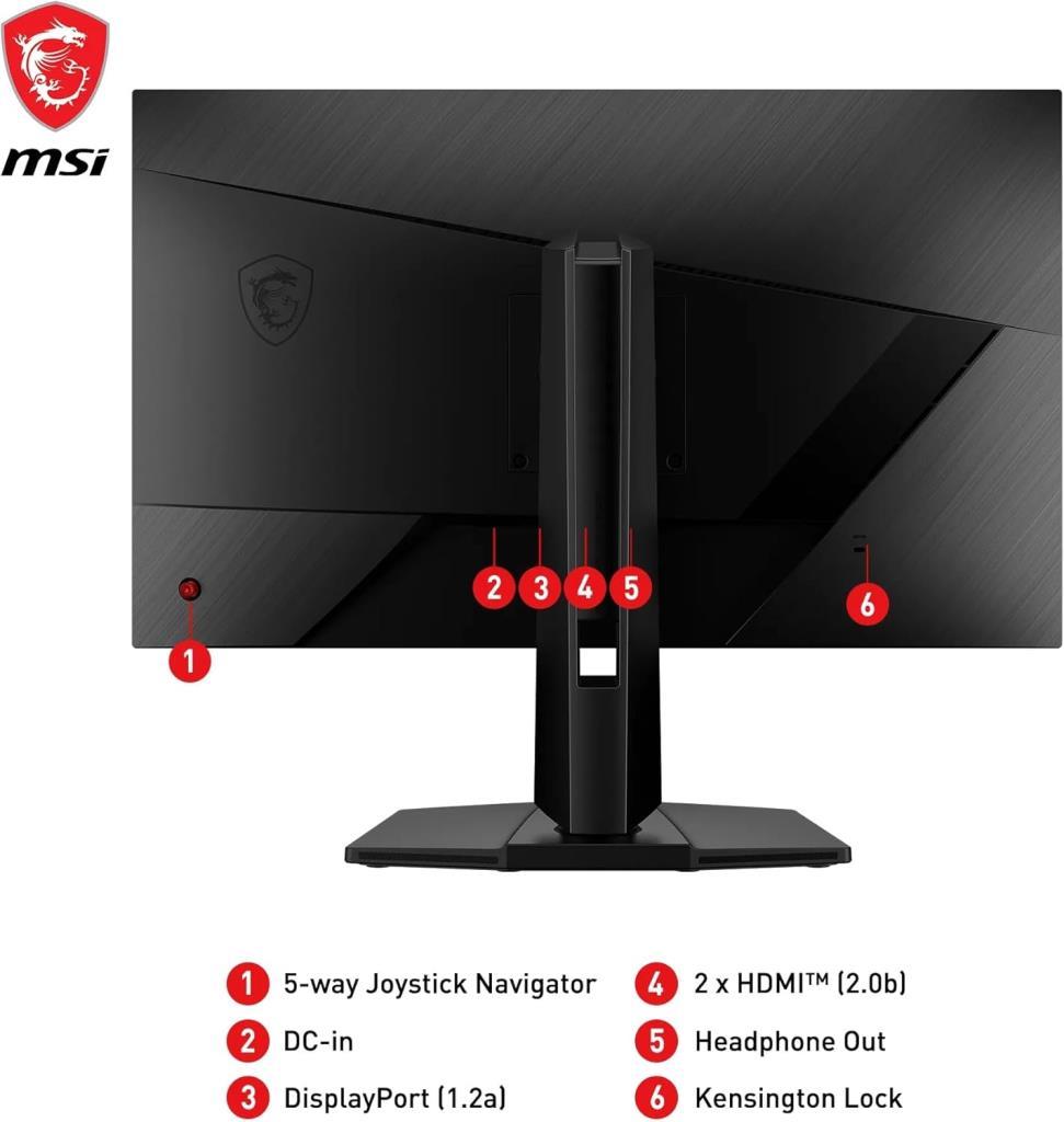 MSI G272QPF E2 27" 1 ms 2K Pivot IPS 180 Hz Oyuncu Monitörü Outlet