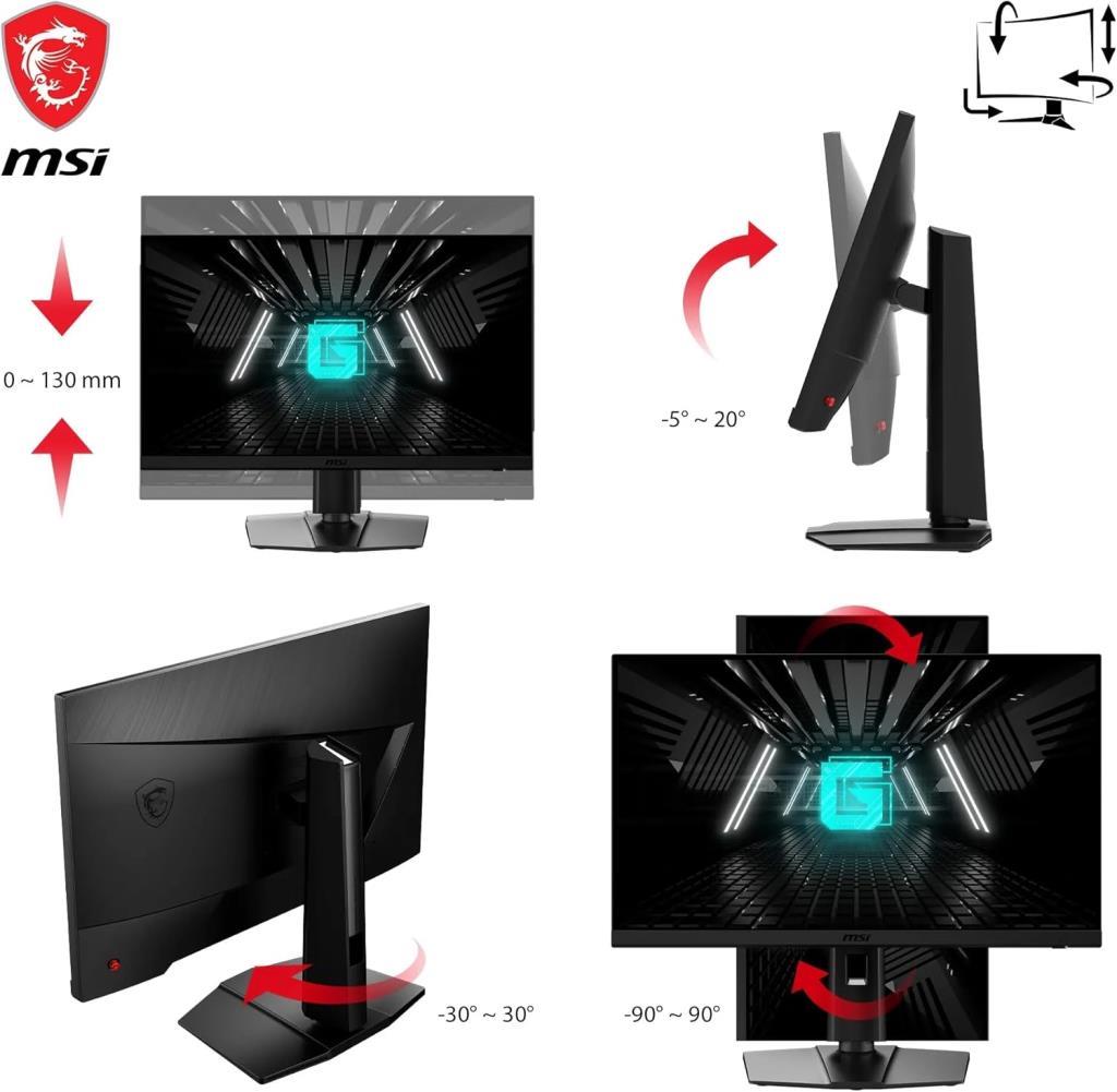 MSI G272QPF E2 27" 1 ms 2K Pivot IPS 180 Hz Oyuncu Monitörü Outlet