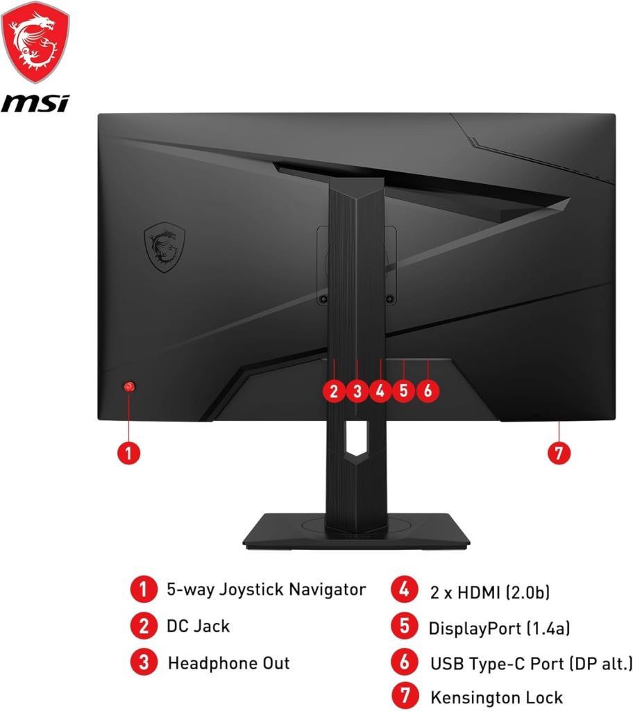 MSI G274QPX 27" 1 ms 2K IPS 240 Hz Oyuncu Monitörü Outlet