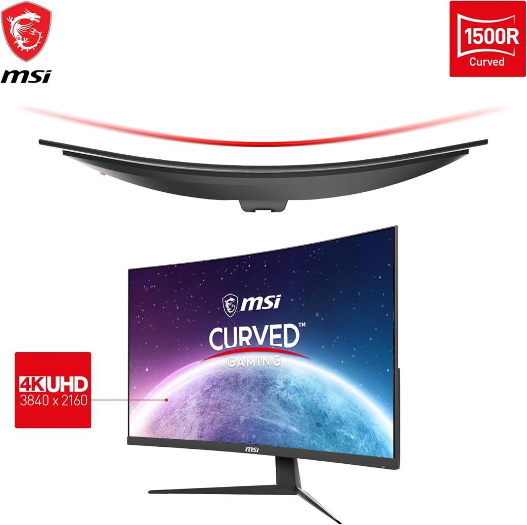 MSI G321CU 31.5" 1 ms 4K Curved 144 Hz Oyuncu Monitörü - OUTLET