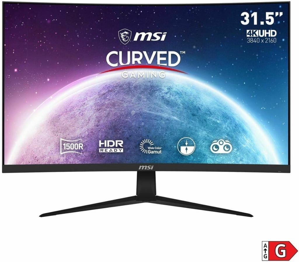 MSI G321CUV 31.5" 4 ms 4K Curved 60 Hz Oyuncu Monitörü