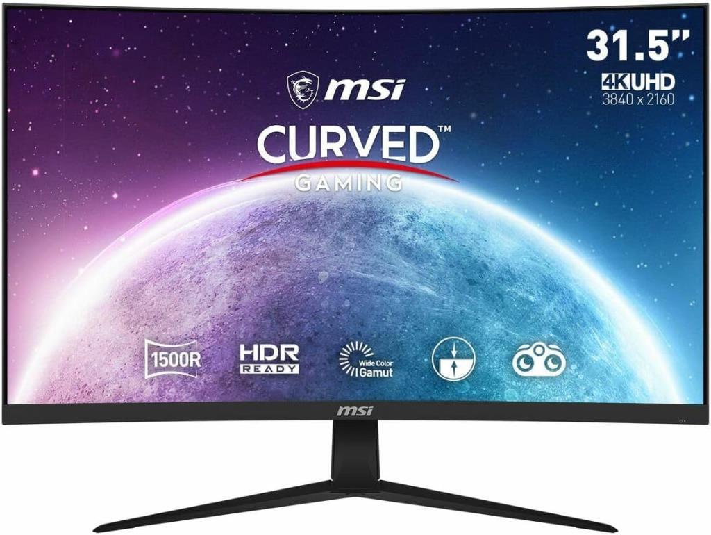 MSI G321CUV 31.5" 4 ms 4K Curved 60 Hz Oyuncu Monitörü Outlet