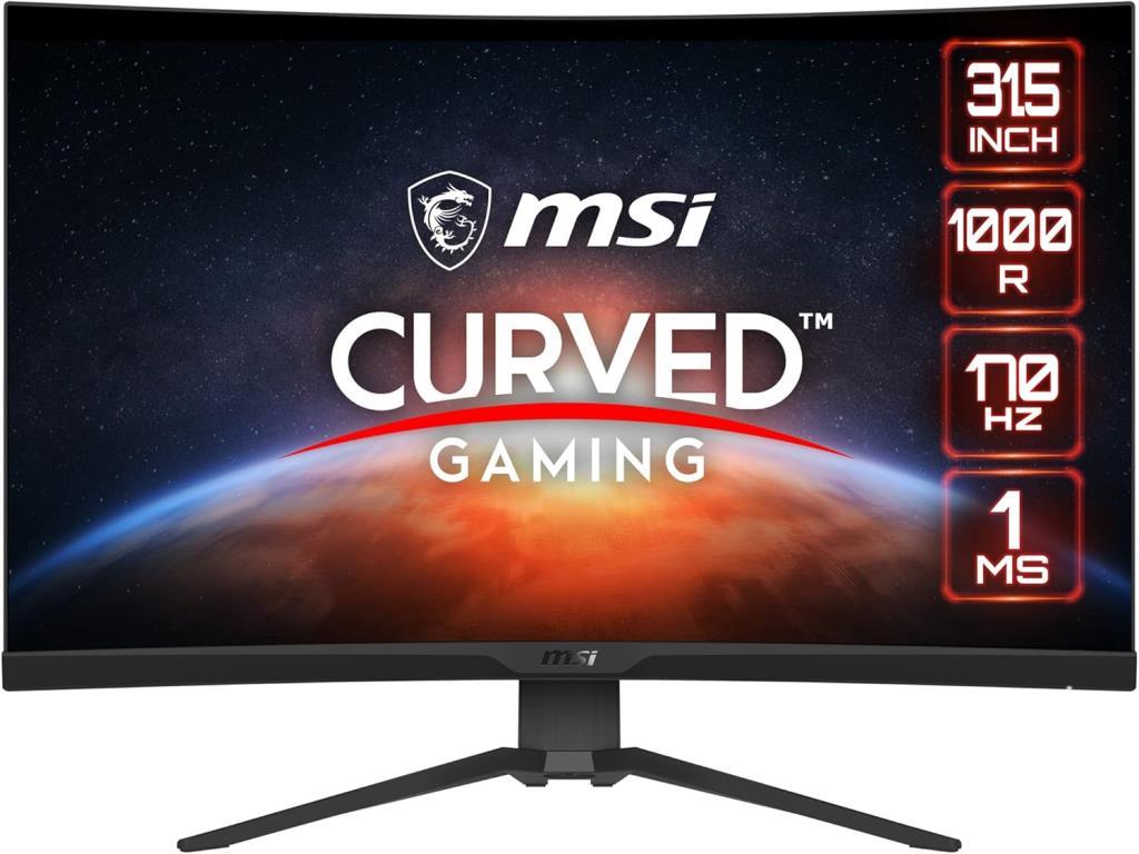 MSI G322CQP 31.5" 1 ms 2K Curved 170 Hz Oyuncu Monitörü Teşhir