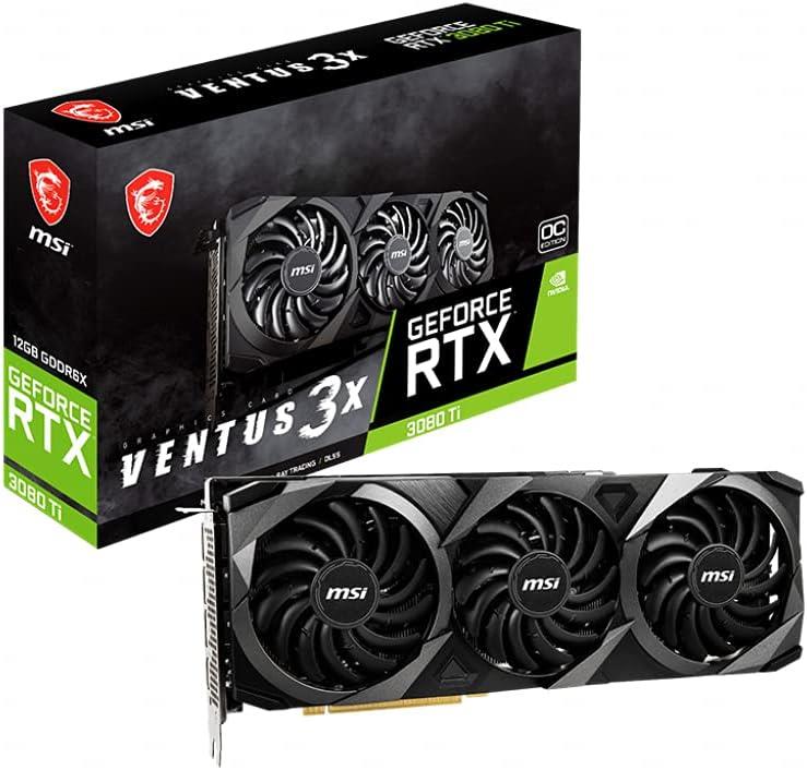 MSI RTX 3080 TI Ventus 3X 12G OC 384 Bit GDDR6X 12 GB Ekran Kartı Outlet