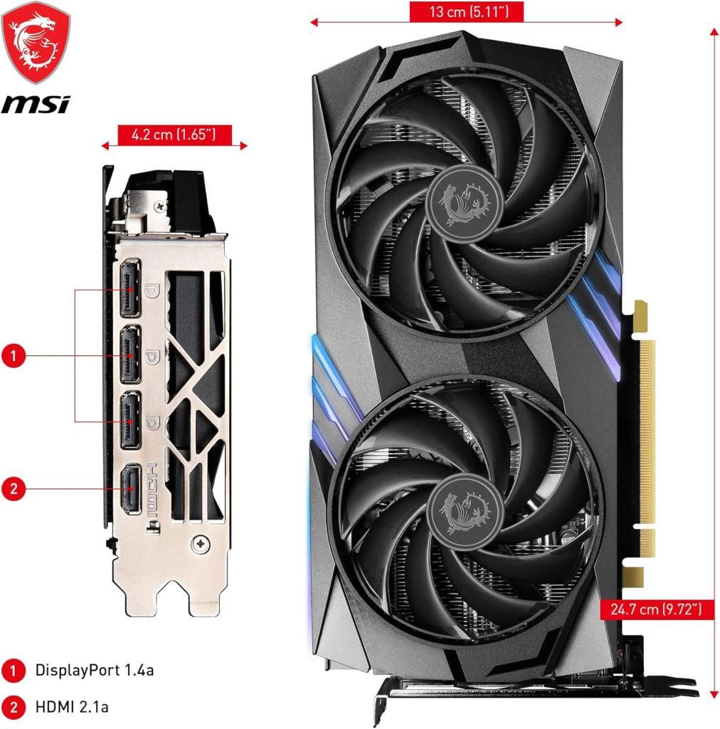 MSI RTX 4060 TI Gaming X 8G 128 Bit GDDR6 8 GB Ekran Kartı Teşhir