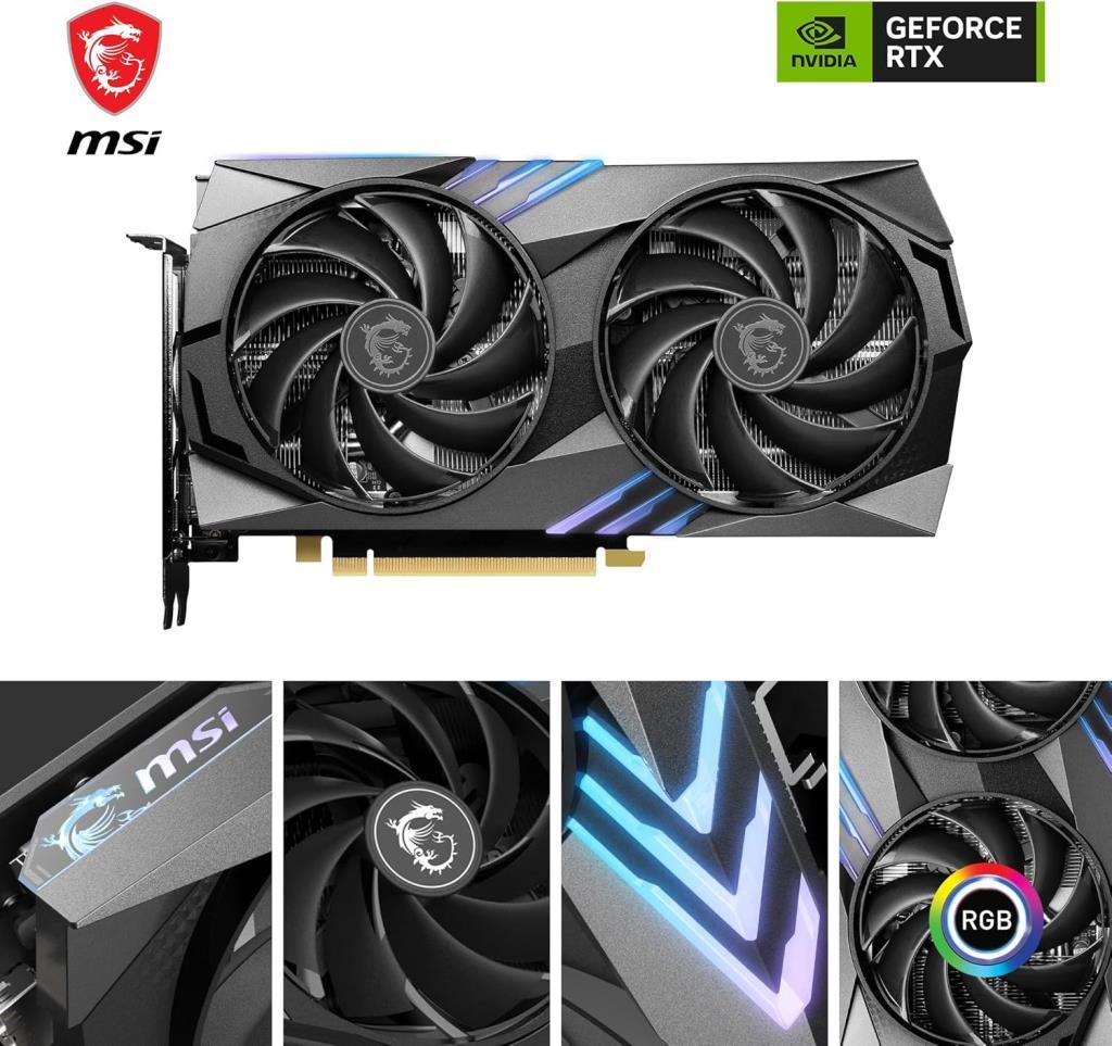 MSI RTX 4060 TI Gaming X 8G 128 Bit GDDR6 8 GB Ekran Kartı Teşhir