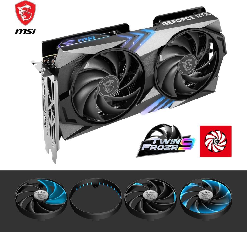 MSI RTX 4060 TI Gaming X 8G 128 Bit GDDR6 8 GB Ekran Kartı Teşhir