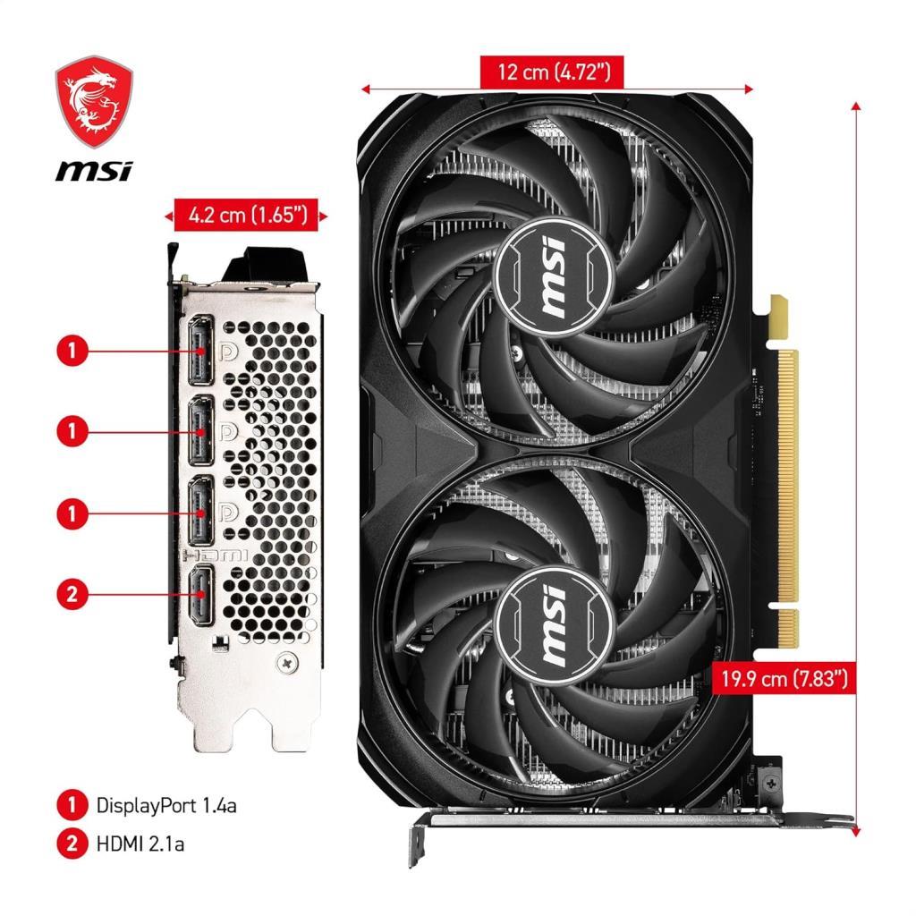 MSI RTX 4060 TI Gaming X Slim 16G 128 Bit GDDR6 16 GB Ekran Kartı Outlet