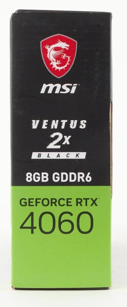 MSI RTX 4060 Ventus 2X Black 8G OC 128 Bit GDDR6 8 GB Ekran Kartı