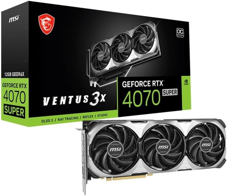 MSI RTX 4070 Super 12G Ventus 3X OC 192 Bit GDDR6X 12 GB Ekran Kartı