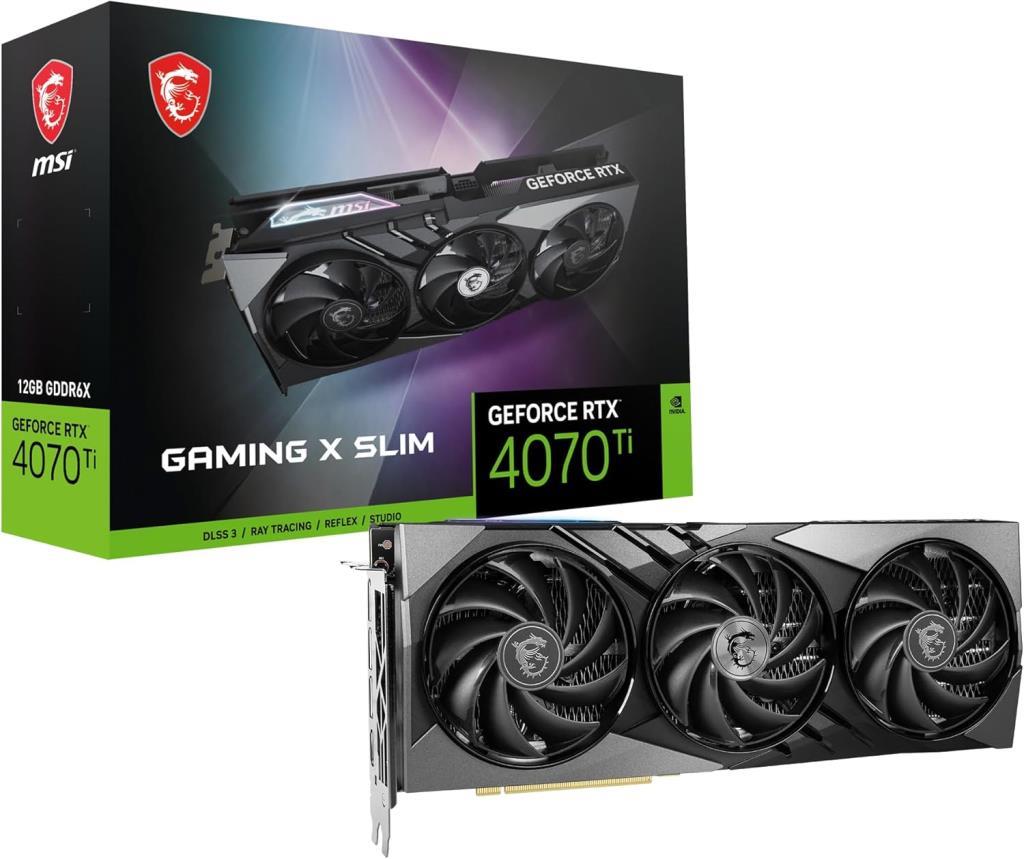 MSI GeForce RTX 4070 Ti Gaming X Slim 12GB GDDR6X 192 Bit DLSS 3 Ekran Kartı- OUTLET