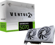 MSI VGA GEFORCE RTX 5070 12G VENTUS 2X OC WHITE RTX5070 12GB GDRR7 192B DX12 PCIE 5.0 X16 (3XDP 1XHDMI) Ekran Kartı