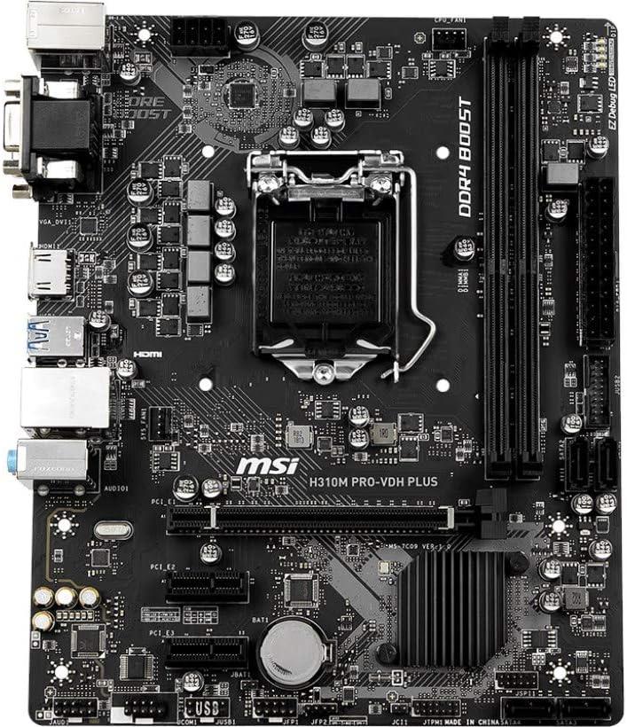 MSI H310M PRO-VDH Plus Intel LGA1151 DDR4 Micro ATX Anakart - Teşhir