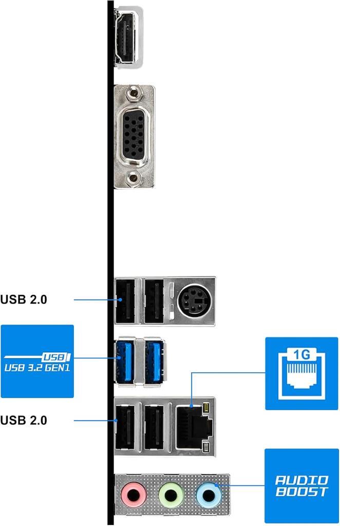 MSI H510M-A Pro Intel LGA1200 DDR4 Micro ATX Anakart - OUTLET
