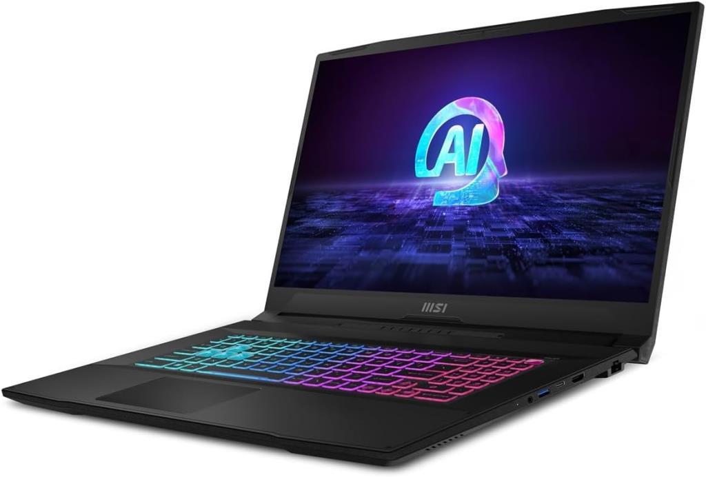 كمبيوتر محمول للألعاب MSI Katana A17 AI B8VG-862XTR Ryzen 9 8945HS سعة 32 جيجابايت و1 تيرابايت SSD RTX4070 مقاس 17.3 بوصة بدقة Full HD - منتج من متجر OUTLET
