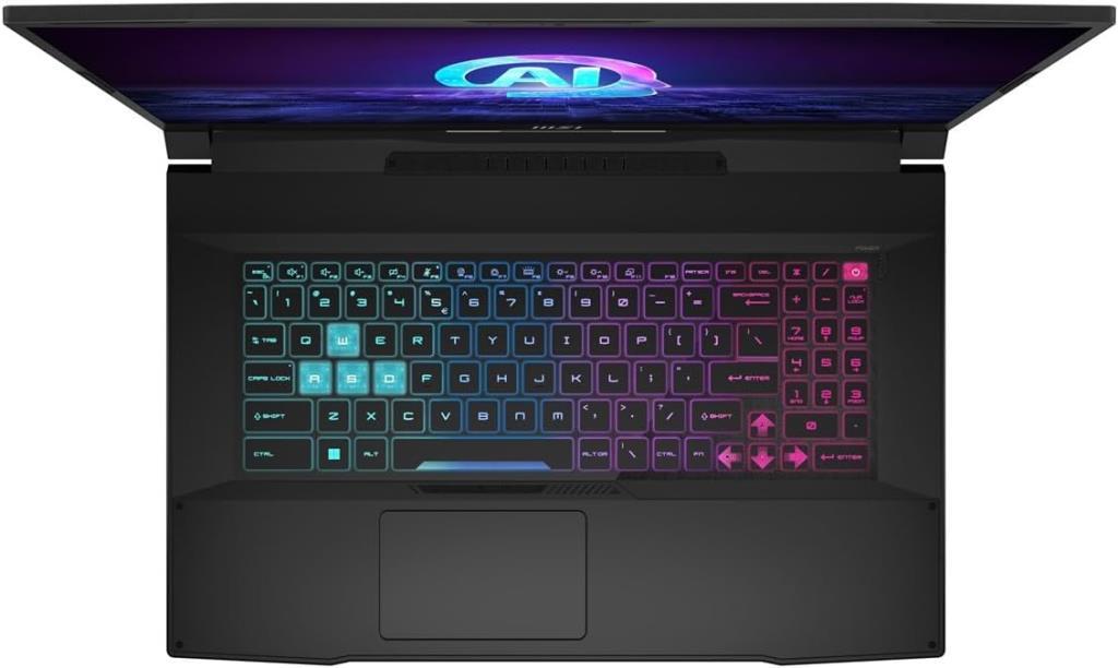 كمبيوتر محمول للألعاب MSI Katana A17 AI B8VG-862XTR Ryzen 9 8945HS سعة 32 جيجابايت و1 تيرابايت SSD RTX4070 مقاس 17.3 بوصة بدقة Full HD - منتج من متجر OUTLET