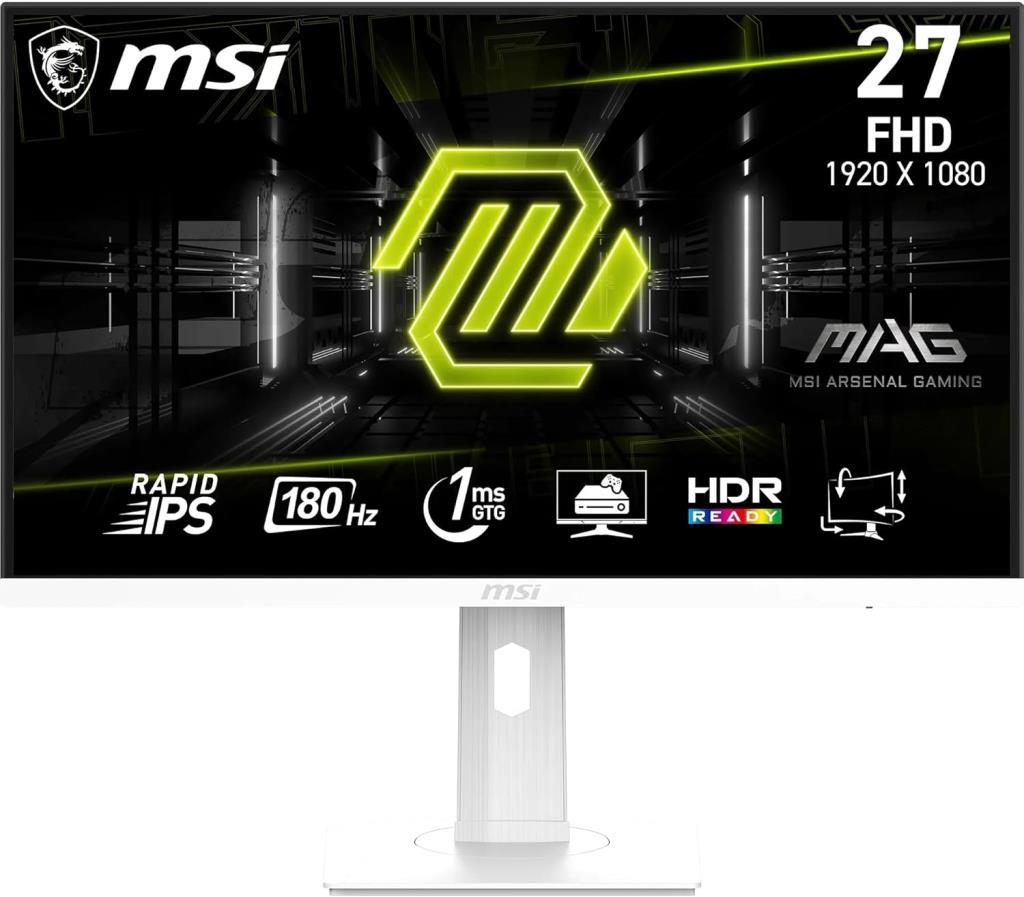 MSI MAG 274PFW 27" 1 ms Full HD Pivot IPS 180 Hz Oyuncu Monitörü Outlet