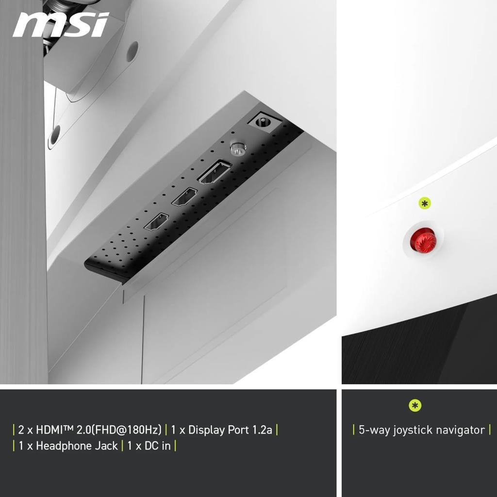 MSI MAG 274PFW 27" 1 ms Full HD Pivot IPS 180 Hz Oyuncu Monitörü Outlet