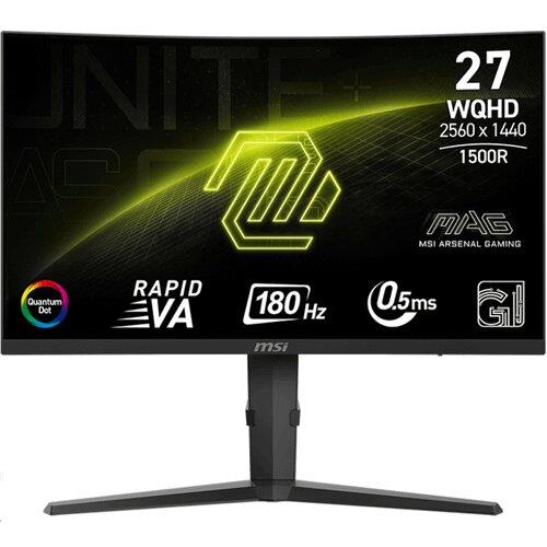 MSI MAG 275CQRF QD E2 27" 0.5 ms 2K Curved 180 Hz Oyuncu Monitörü - Teşhir