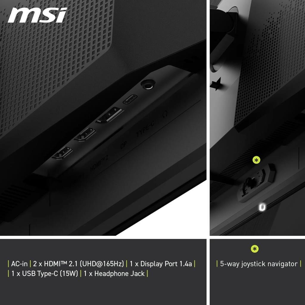 MSI MAG 321UP QD-OLED 31.5" 0.03 ms 4K 165 Hz OLED Oyuncu Monitörü - Teşhir