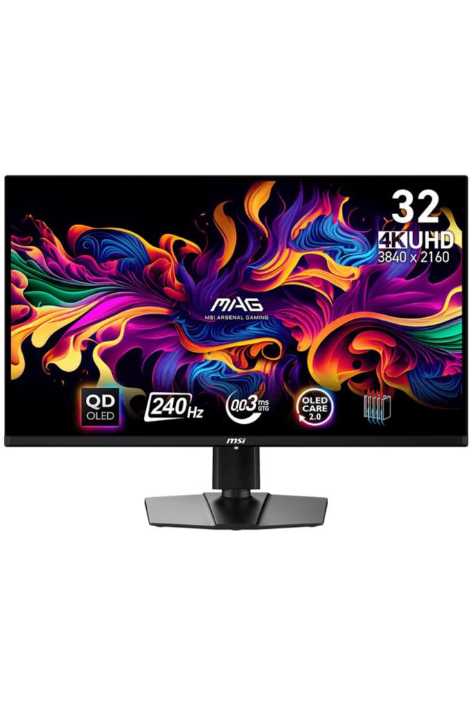 MSI MAG 321UPX QD-OLED 31.5" 0.03 ms 4K 240 Hz OLED Oyuncu Monitörü Teşhir