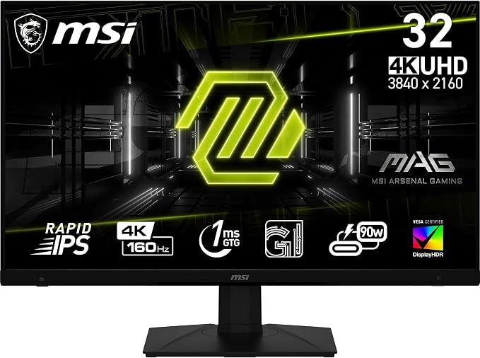 MSI MAG 322UPF 32" 1 ms 4K Pivot IPS 160 Hz Oyuncu Monitörü - OUTLET