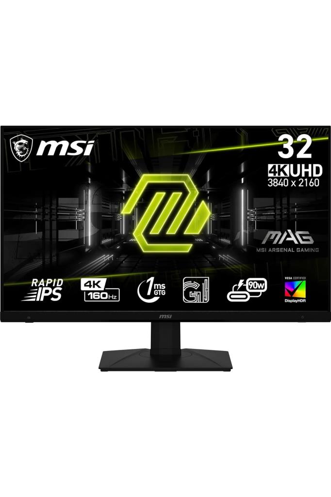 MSI MAG 322UPF 32" 1 ms 4K Pivot IPS 160 Hz Oyuncu Monitörü Teşhir