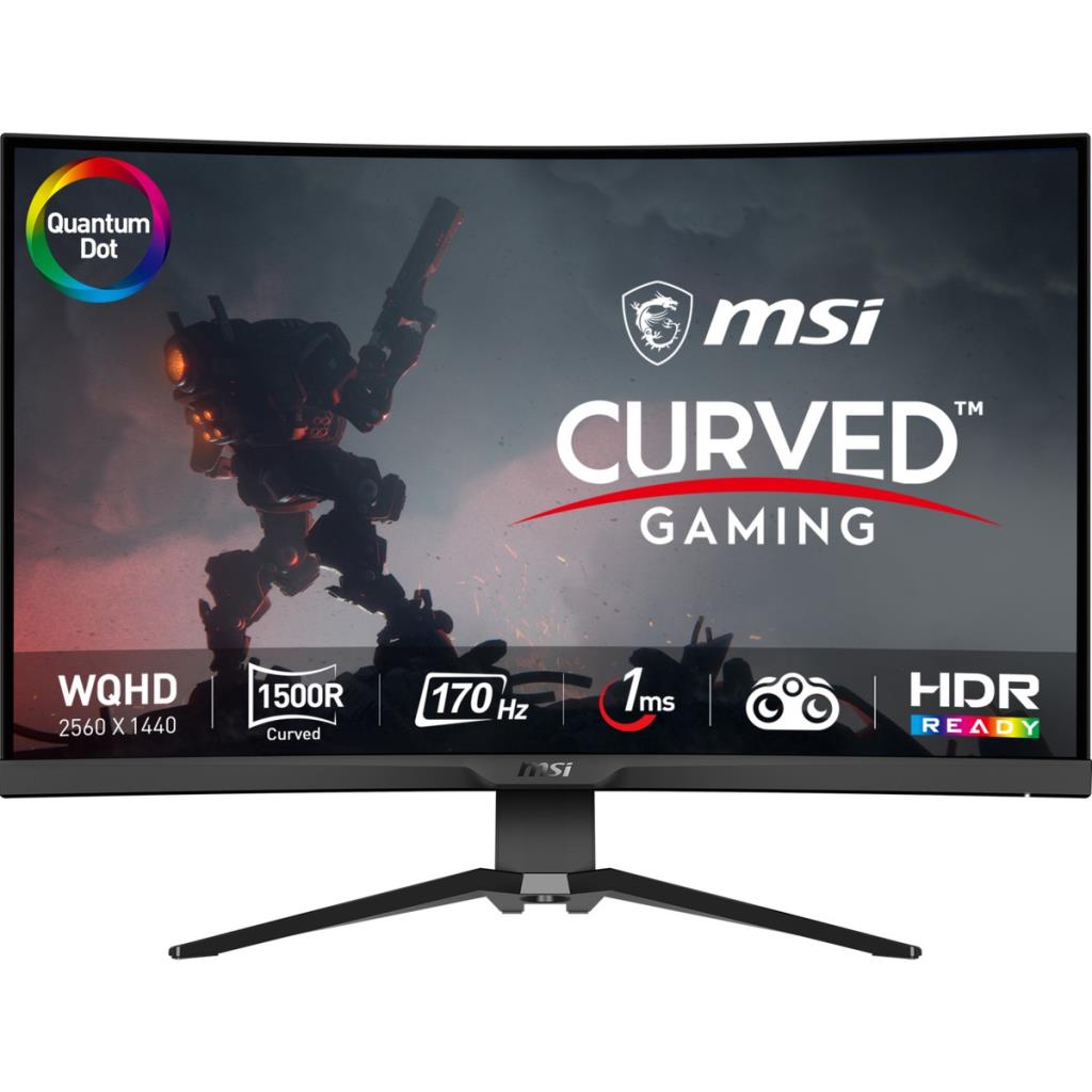 MSI MAG 325CQRF-QD 31.5" 1 ms 2K Curved 170 Hz Oyuncu Monitörü Outlet