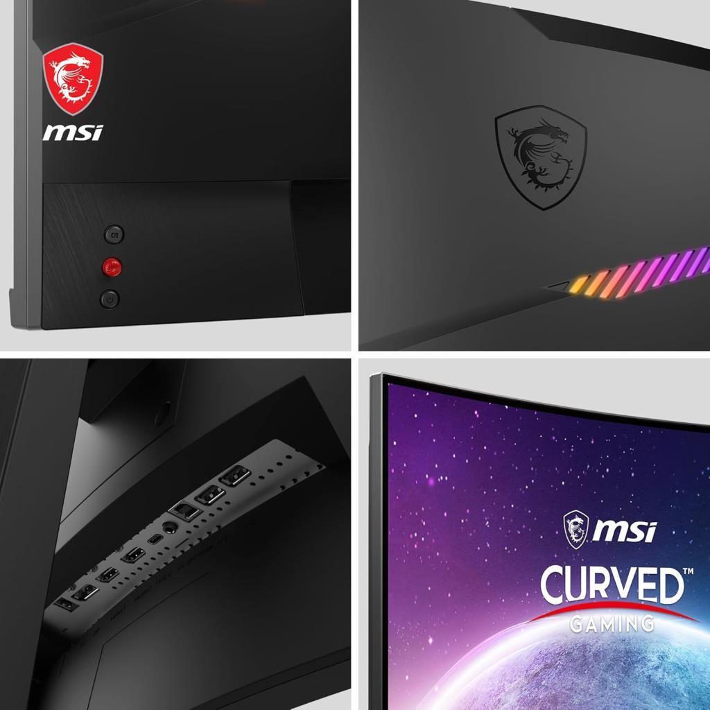 MSI MAG 325CQRF-QD 31.5" 1 ms 2K Curved 170 Hz Oyuncu Monitörü Teşhir