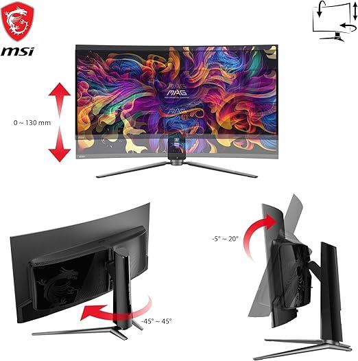 MSI MAG 341CQP QD-OLED 34" 0.03 ms WQHD Curved 175 Hz OLED Oyuncu Monitörü - OUTLET