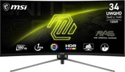 MSI MAG 345CQR 34" 1 ms WQHD Curved 180 Hz Oyuncu Monitörü Teşhir