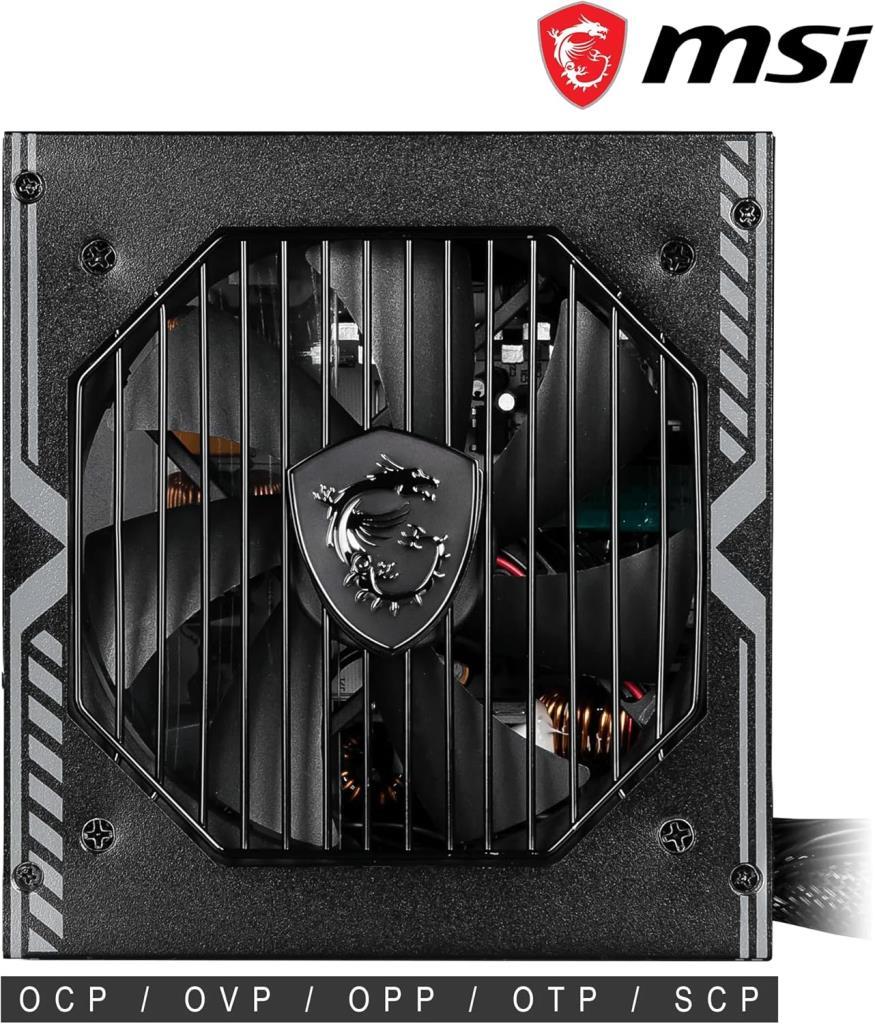 MSI MAG A550BNL 550 W Power Supply Outlet