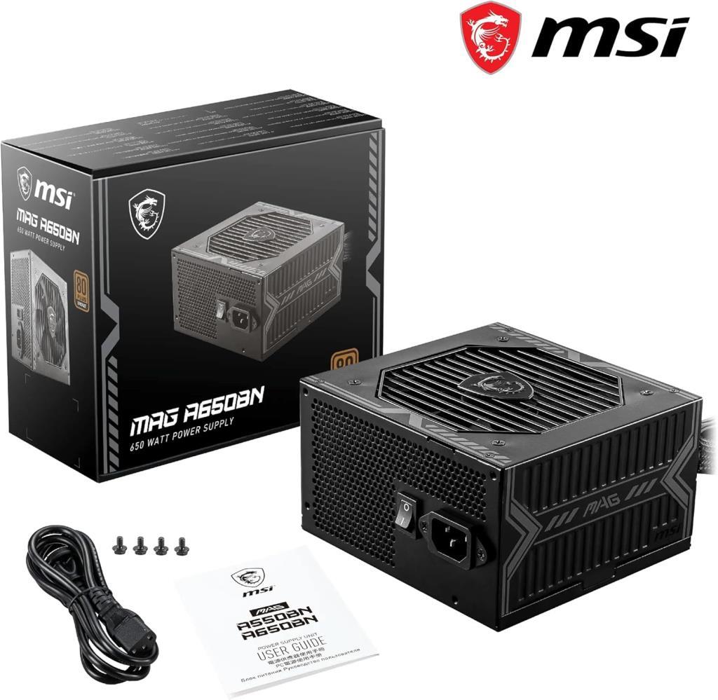 MSI MAG A650BNL 650 W Power Supply